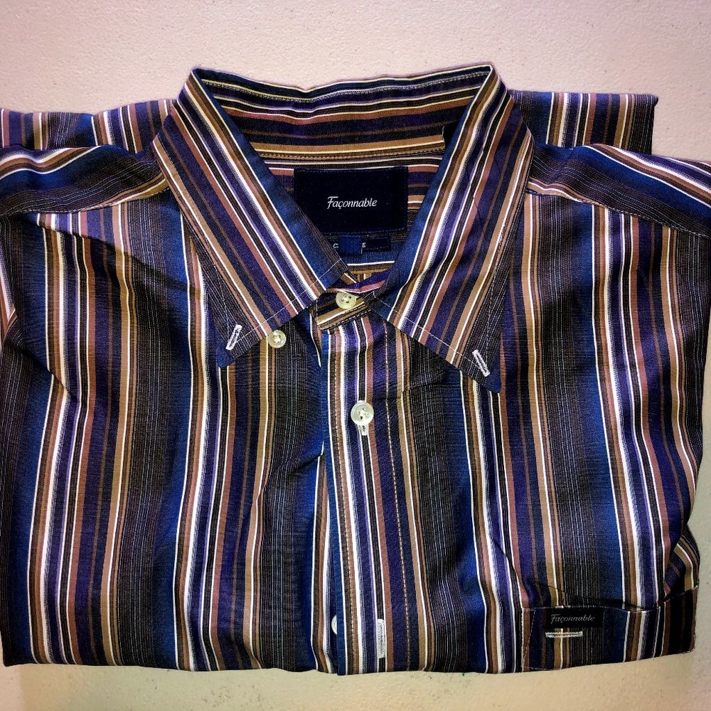 Faconnable Men's Button Down Shirt